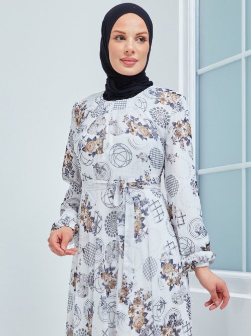 grey floral pattern