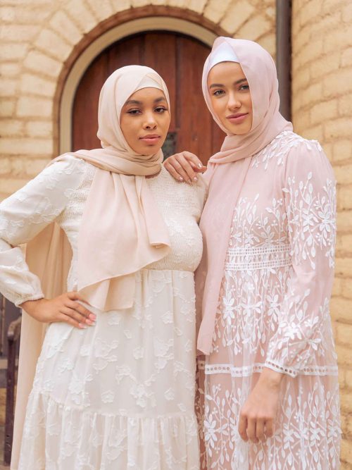 melanie embossed maxi dress cream